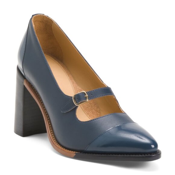 TOOAS Made In Portugal Leather Handcrafted Miss Eliza High Heels - Picture 1 of 3